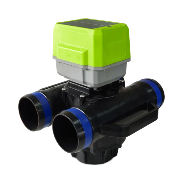 five-port irrigation valve — ST-A2 solar-powered control assembly