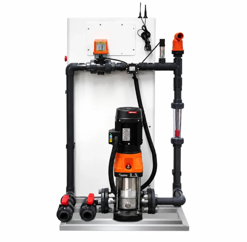 J Series Single-Channel Fertigation Unit — edited controller and component detail