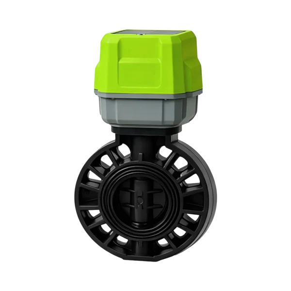 smart irrigation butterfly valve — ST-A2 solar-powered control assembly
