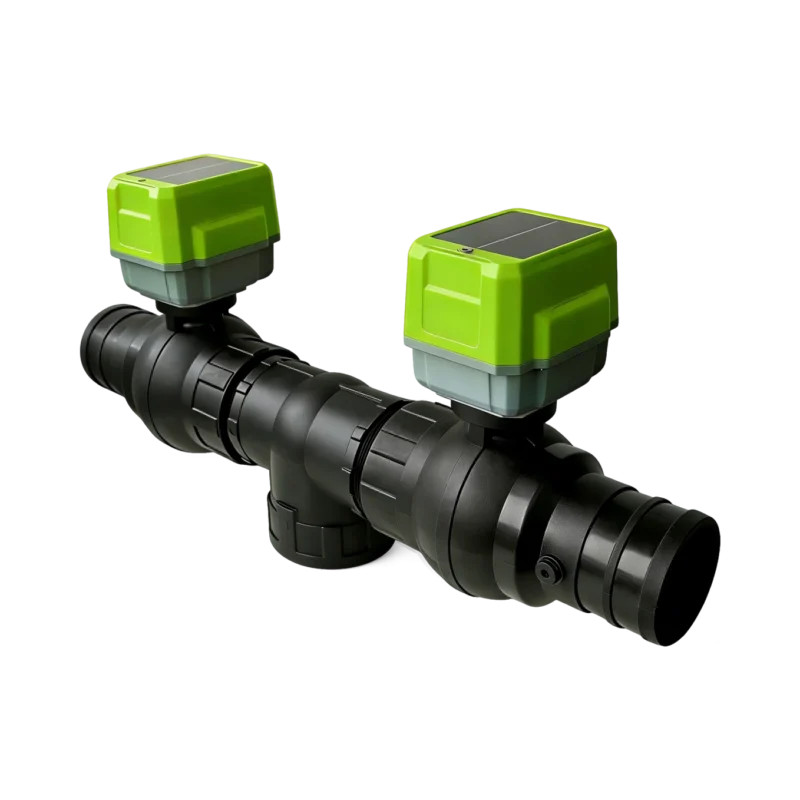 irrigation hose ball valve — ST-A2 solar-powered control assembly