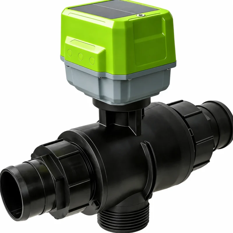 Smart Three-Way Irrigation Valve — ST-A2 — edited controller and component detail